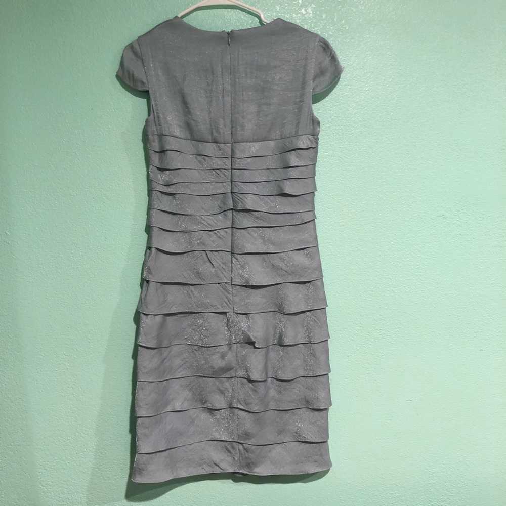 Light Blue Ruffled Dress - Picture 2 of 2